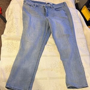 Vintage America Light Blue Straight Leg Jeans